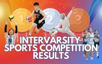 Intervarsity Sports Competition Results on 8 & 9 NOV 2025